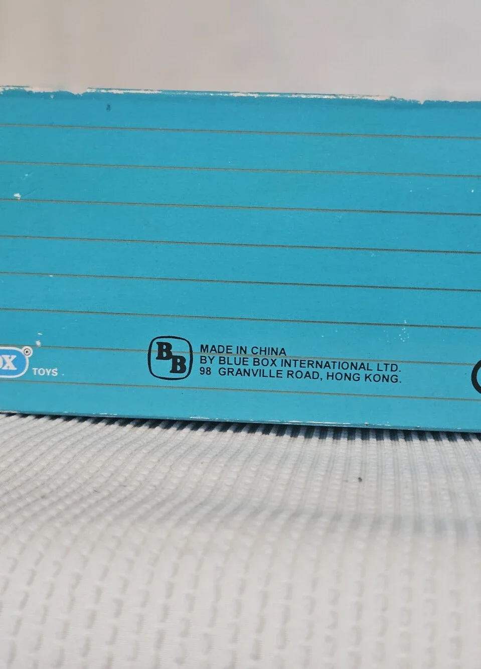 Vintage Blue Box Blue Ribbon Stables Spanish Barb Model Horse #37035 NIB